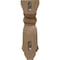 Ekena Millwork 3 3/8"W x 6 1/2"D x 10 1/2"H Los Angeles Hollow Back Corbel, Mahogany COR03X06X10HAGM - alternate 2